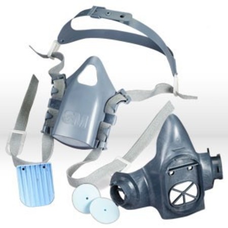 3M Respirator, Ultimate Reusable Half Face Pc Respirator 7501/37081(AAd), S 51131-37081